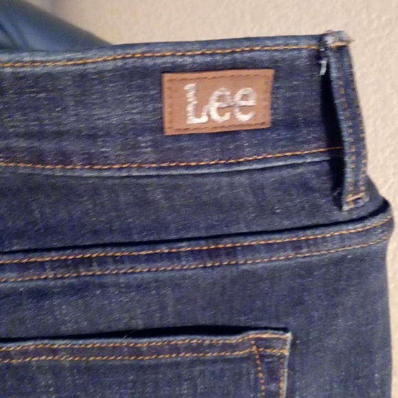 Lee Women's Regular Fit Flex Motion Indigo BootCut Mid Rise Jeans Size 16 Medium - Picture 13 of 14